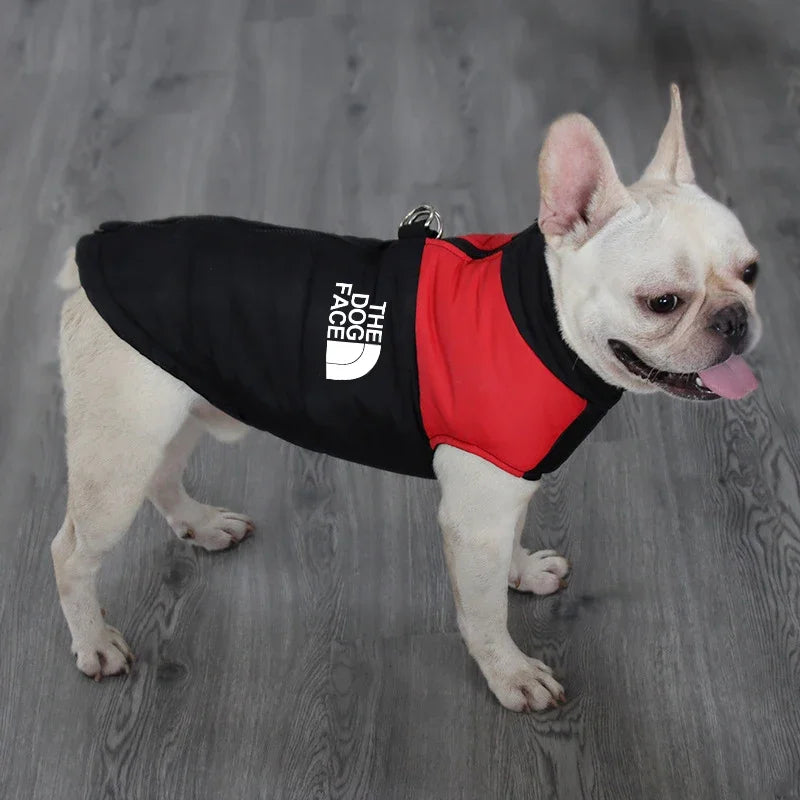 Waterproof Warm Dog Clothes Pet Coat Winter Vest Padded Zipper Jacket Dog Clothing for Small Medium Big Dogs The Dog Face Outfit