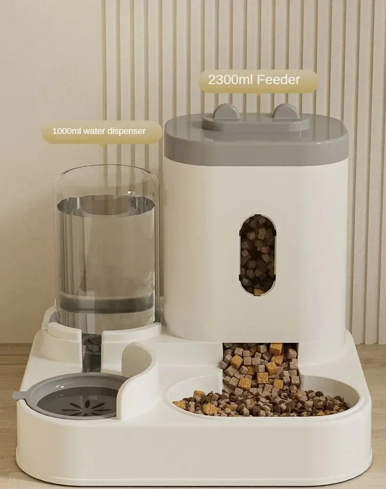 Automatic pet dispenser and Water Dispenser with Large Capacity Storage