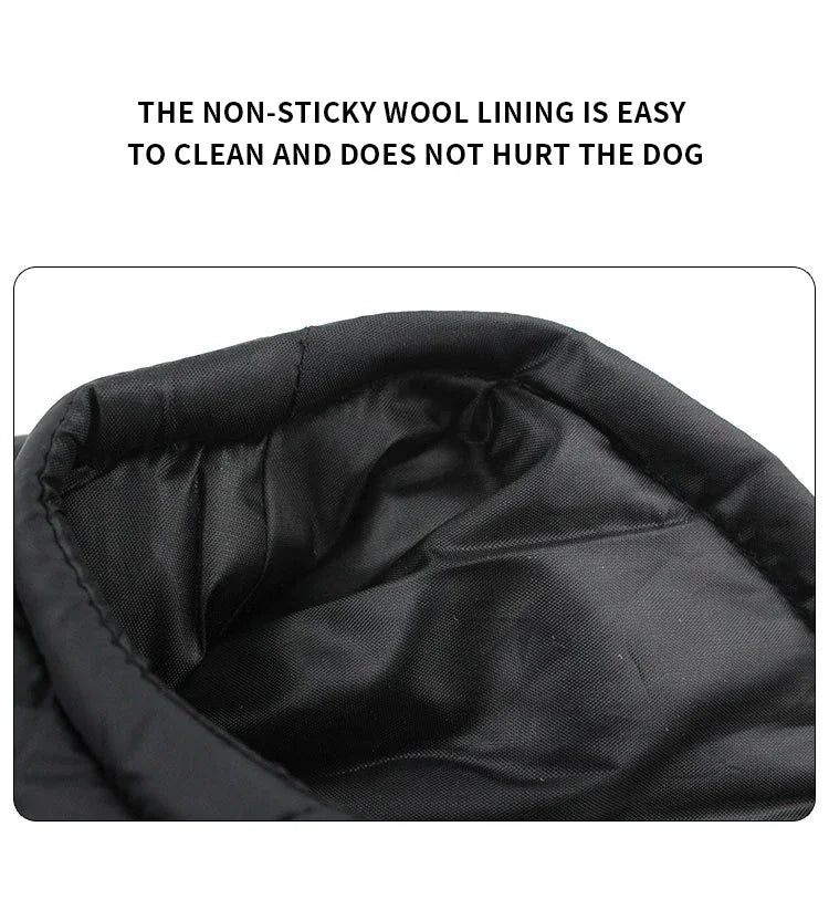 Waterproof Warm Dog Clothes Pet Coat Winter Vest Padded Zipper Jacket Dog Clothing for Small Medium Big Dogs The Dog Face Outfit